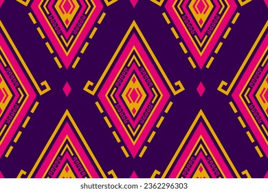 Geometric ethnic seamless pattern traditional. American, Mexican style. Design for background, wallpaper, illustration, fabric, clothing, carpet, textile, batik, embroidery.