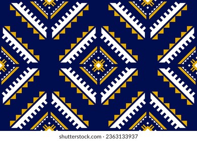 Geometric ethnic seamless pattern traditional. American, Mexican style. Aztec tribal ornament print. Design for background, wallpaper, illustration, fabric, clothing, carpet, batik, embroidery.