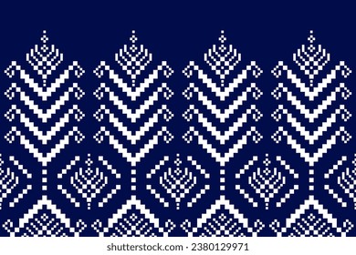 Geometric ethnic seamless pattern traditional. American, Mexican style. Aztec tribal ornament print. Design for background, wallpaper, illustration, fabric, clothing, carpet, batik, embroidery.