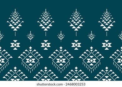 Geometric ethnic seamless pattern traditional. American, Mexican style. Design for background, wallpaper, illustration, fabric, clothing, carpet, textile, batik, embroidery.