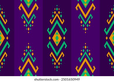 Geometric ethnic seamless pattern traditional. American, Mexican style. Aztec ornament print. Design for background, wallpaper, illustration, fabric, clothing, carpet, textile, batik, embroidery.