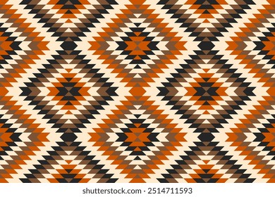 Patrón geométrico étnico sin fisuras tradicional. Estilo americano, mexicano. Hermosa alfombra de arte tribal. Tela de fondo azteca. Diseño para ropa, textil, batik, bordado.