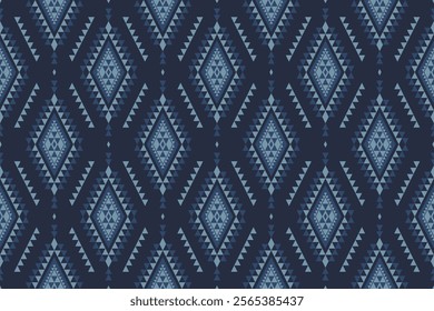 Geometric ethnic seamless pattern traditional. American, Mexican style. Aztec tribal ornament print. Design for background, wallpaper, illustration, fabric, clothing, carpet, batik, embroidery.