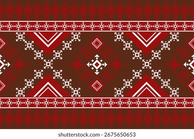 Geometric ethnic seamless pattern. Traditional tribal style. Design for background,illustration,texture,fabric,wallpaper.