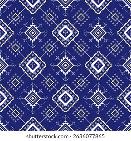 Motif géométrique ethnique harmonieux 
Traditionnel, tissu, Navajo, natif
éléments américains, ornés d'une
motif pour textiles, tapis, vêtements