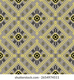 Geometric ethnic seamless pattern traditional.American, Mexican style. Aztec ornament  print. Design for background, wallpaper,
illustration, fabric, clothing, carpet, textile,batik, embroidery.