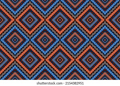 Geometrisches, nahtloses Muster in Stammesgebieten. Design für Hintergrund, Tapete, Vektorgrafik, Stoff, Kleidung, Teppich, Textil, Batik, Stickerei.