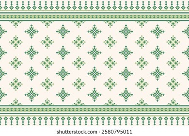 Geometric ethnic seamless pattern in tribal. Mexican style. Design for background, illustration, fabric, clothing, carpet, textile, batik, embroidery.