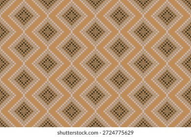 Los patrones geométricos étnicos sin costuras se pueden utilizar como fondos, Fondos de pantalla, Diseños gráficos, estampados, patrones de ropa (faldas, bolsos), cortinas, alfombras, telas de moda y más.