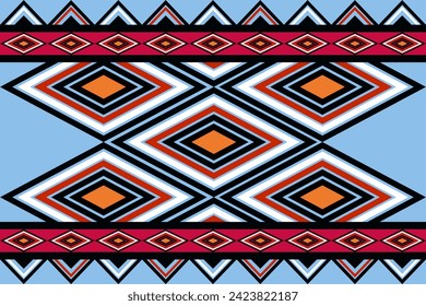 geometric ethnic seamless patterns, tribal patterns, design for background, color green mexican style like azte.	