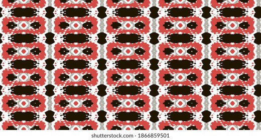Geometric Ethnic style carpet pattern. Seamless textile ornament. Vector seamless pattern. Eps-10