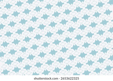 Geometric ethnic style oriental pattern, Floral decorative textile pattern