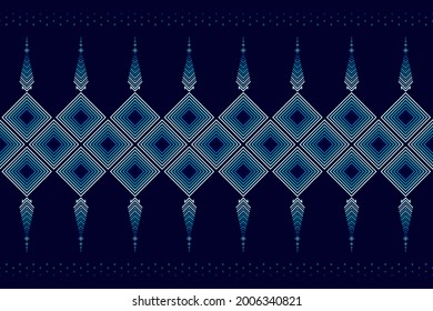 Geometric ethnic style seamless pattern. Design for fabric, wallpaper, background, carpet, clothing. Tribal ethnic vector texture. Vector illustration. 