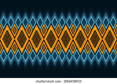 Patrón sin fisuras de estilo geométrico étnico. Diseño para tela, papel pintado, fondo, alfombra, ropa. Textura vectorial étnica tribal. Ilustración vectorial. 