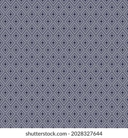 Geometric ethnic texture embroidery with Dark Blue background used in wallpaper,skirt,carpet,wallpaper,clothing,wrapping,Batik,fabric,sheet, Vector, illustration.eps