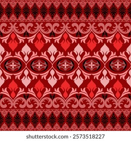 Geometric Ethnic traditional seamless , Aztec, Tribal, Hmong, Native American Indian, Pattern design for wrap, carpet, decorative illustraion
