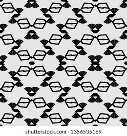 Geometric ethnic tribal seamless pattern mesh vintage background for fashion textile print, indian, chinese, korean, arabian, and turkish design.