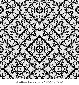 Geometric ethnic tribal seamless pattern mesh vintage background for fashion textile print, indian, chinese, korean, arabian, and turkish design.