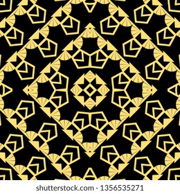 Geometric ethnic tribal seamless pattern mesh vintage background for fashion textile print, indian, chinese, korean, arabian, and turkish design.