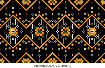 Geometric ethnic tribal textile fabric ikat pattern American African motif mandalas native boho bohemian carpet aztec india Asia