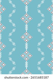 Patrón sin fisuras de Vertical étnica geométrica. Tela de diseño floral Abstractas, azulejo, alfombra, Vector, 
diseño de ilustración, bufanda, Fondo de pantalla, ropa, batik, papel de regalo, impresión de arte