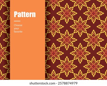 geometric ethnic vintage batik wallpaper seamless pattern motif classic modern fashion element art