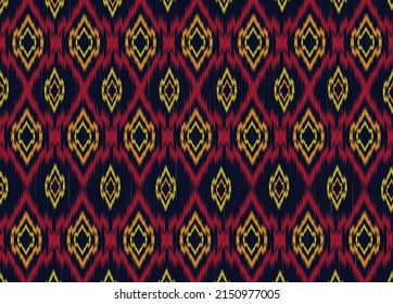 geometric ethnic vintage texture vector art design. textile fashion pattern line  ikat seamless pattern and batik fabric texture asian background wallpaper geometry indian. Ethnic abstract ikat art .