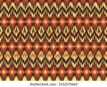 geometric ethnic vintage texture vector art design. textile fashion pattern line  ikat seamless pattern and batik fabric texture asian background wallpaper geometry indian. Ethnic abstract ikat art .