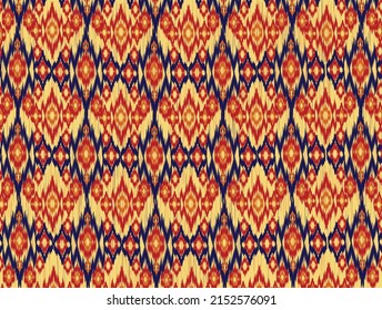 geometric ethnic vintage texture vector art design. textile fashion pattern line  ikat seamless pattern and batik fabric texture asian background wallpaper geometry indian. Ethnic abstract ikat art .