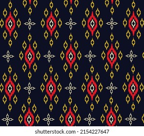 geometric ethnic vintage texture vector art design. textile fashion pattern line  ikat seamless pattern and batik fabric texture asian background wallpaper geometry indian. Ethnic abstract ikat art .