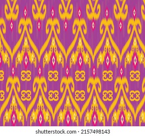 geometric ethnic vintage texture vector art design. textile fashion pattern line  ikat seamless pattern and batik fabric texture asian background wallpaper geometry indian. Ethnic abstract ikat art .

