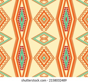 geometric ethnic vintage texture vector art design. textile fashion pattern line  ikat seamless pattern and batik fabric texture asian background wallpaper geometry indian. Ethnic abstract ikat art .