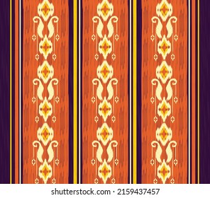 geometric ethnic vintage texture vector art design. textile fashion pattern line  ikat seamless pattern and batik fabric texture asian background wallpaper geometry indian. Ethnic abstract ikat art .