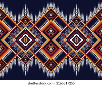 geometric ethnic vintage texture vector art design. textile fashion pattern line  ikat seamless pattern and batik fabric texture asian background wallpaper geometry indian. Ethnic abstract ikat art .