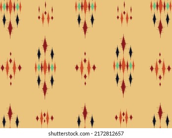 geometric ethnic vintage texture vector art design. textile fashion pattern line  ikat seamless pattern and batik fabric texture asian background wallpaper geometry indian. Ethnic abstract ikat art .