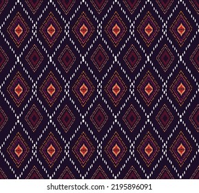 geometrische, ethnische Vintage Textur Vektorkunst Design. Textil-Modedesign-Linie ikat nahtlose Muster und Batik Gewebe Textur asiatischen Hintergrund Tapete Geometrie indian. Ethnische abstrakte Kunst des Kikats.