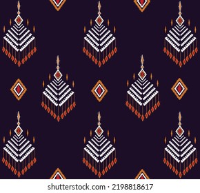 geometric ethnic vintage texture vector art design. textile fashion pattern line  ikat seamless pattern and batik fabric texture asian background wallpaper geometry indian. Ethnic abstract ikat art .