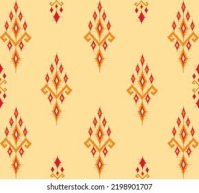 diseño de arte vectorial de textura vintage geométrica étnica. línea de patrón de moda textil ikat patrón sin fisuras y textura textura de tela batik asiática fondo de fondo de papel de pared hindú geometría. Arte de ikat abstracto étnico.
