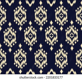 diseño de arte vectorial de textura vintage geométrica étnica. línea de patrón de moda textil ikat patrón sin fisuras y textura textura de tela batik asiática fondo de fondo de papel de pared hindú geometría. Arte de ikat abstracto étnico.
