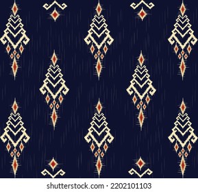 geometric ethnic vintage texture vector art design. textile fashion pattern line  ikat seamless pattern and batik fabric texture asian background wallpaper geometry indian. Ethnic abstract ikat art .
