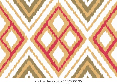Geometrische ethnische Klassische Textur Vektorgrafik Design. Textile Mode-Muster-Linie Ikat Nahtlose Muster und Batik-Stoff-Textur asiatische Hintergrund-Bildschirmhintergrund-Geometrie-Indianerisch. Ethnische Abstrakte Ikat-Kunst .
