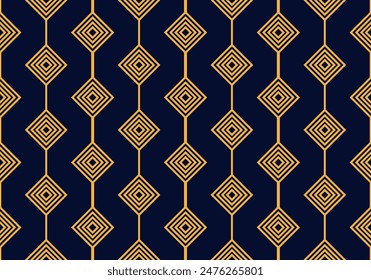 diseño de Arte vectorial de textura vintage étnica geométrica. patrón de moda textil línea ikat patrón sin fisuras y textura de tela batik fondo asiático geometría de Fondo de pantalla indio. Arte de ikat abstracto étnico .