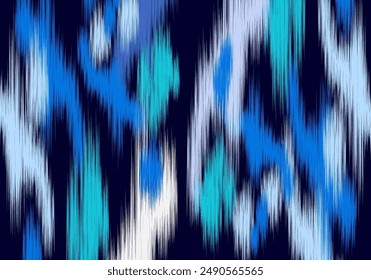 diseño de Arte vectorial de textura vintage étnica geométrica. patrón de moda textil línea ikat patrón sin fisuras y textura de tela batik fondo asiático geometría de Fondo de pantalla indio. Arte de ikat abstracto étnico .