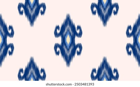 geometric ethnic vintage texture vector art design. textile fashion pattern line ikat seamless pattern and batik fabric texture asian background wallpaper geometry indian. Ethnic abstract ikat art .