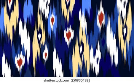 geometrische ethnische Vintage-Textur, Vektorgrafik-Design. Textil-Mode-Muster Linie ikat nahtloses Muster und Batik Stoff Textur asiatisch Hintergrund Tapete Geometrie indian. Ethnisch abstrakte Kat Art .