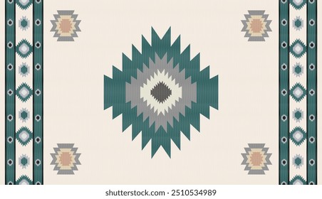 geometric ethnic vintage texture vector art design. textile fashion pattern line ikat seamless pattern and batik fabric texture asian background wallpaper geometry indian. Ethnic abstract ikat art .