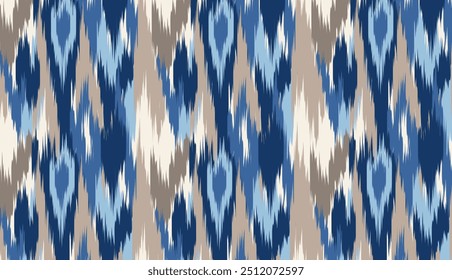 Diseño de Arte vectorial de textura vintage étnico geométrico Línea de patrón de moda textil Patrón ikat sin costuras y textura de tela batik Fondo asiático Geometría de Fondo de pantalla India. Arte ikat abstracto étnico .