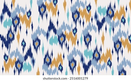 Diseño de Arte vectorial de textura vintage étnico geométrico Línea de patrón de moda textil Patrón ikat sin costuras y textura de tela batik Fondo asiático Geometría de Fondo de pantalla India. Arte ikat abstracto étnico .