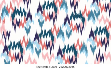 geometric ethnic vintage texture vector art design. textile fashion pattern line ikat seamless pattern and batik fabric texture asian background wallpaper geometry indian. Ethnic abstract ikat art .