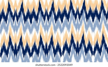 geometric ethnic vintage texture vector art design. textile fashion pattern line ikat seamless pattern and batik fabric texture asian background wallpaper geometry indian. Ethnic abstract ikat art .